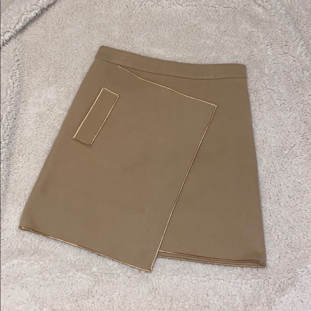 Vintage Asymmetrical Felt Skirt